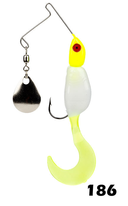 Strike King MRCSLC-195 Mr. Crappie Slabalicious, Chartreuse Shiner