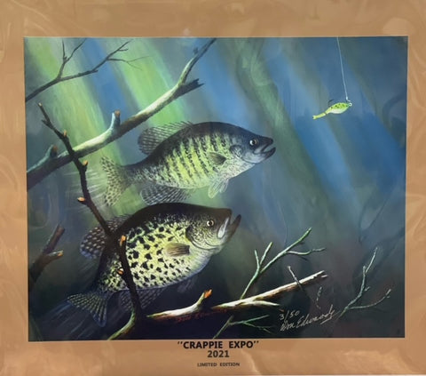 Limited Edition Official Stamp of the Crappie Expo
